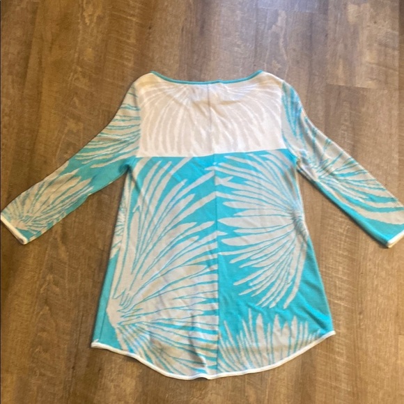 Pepa Pombo Knit Blue & White Sweater  Size Small - Picture 7 of 7